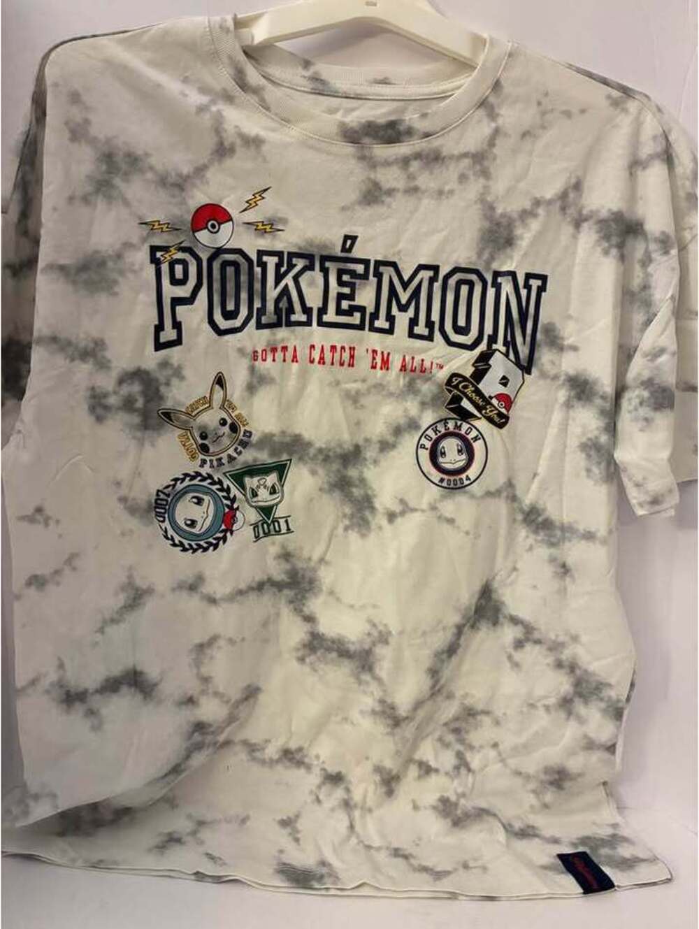 Pokémon Tie-Dye Graphic T-Shirt 2xl